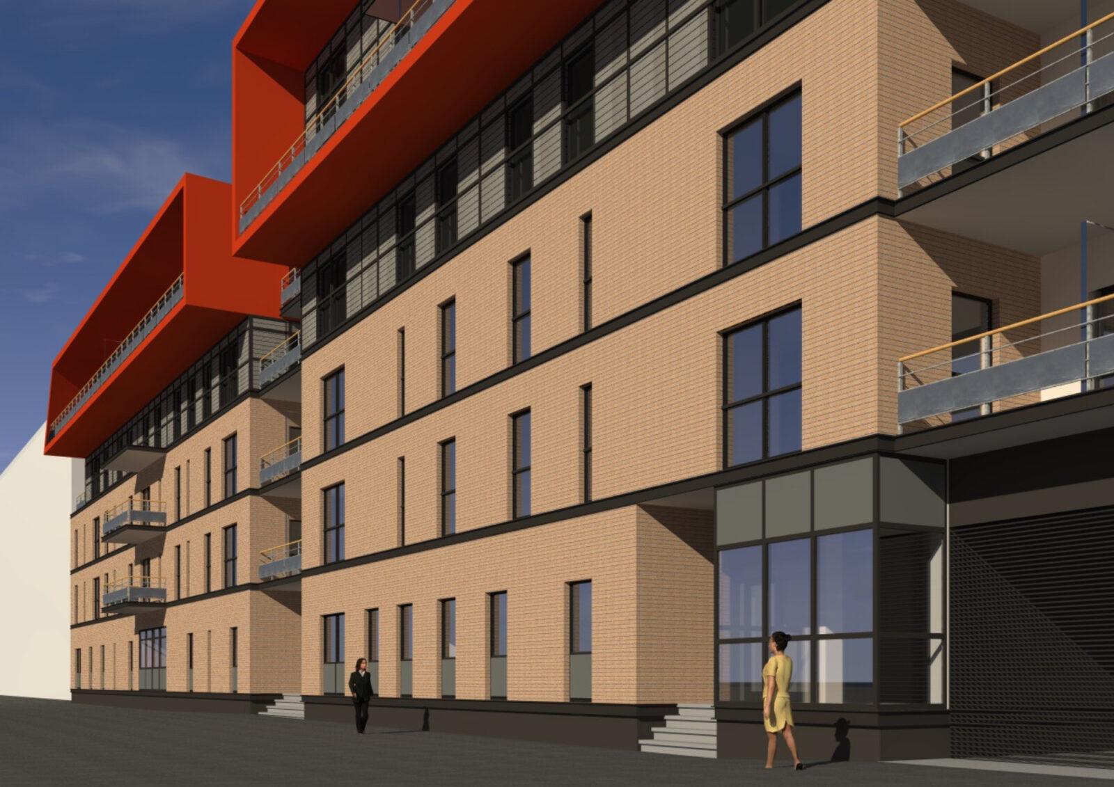 Vivest rue Villars Thionville perspective