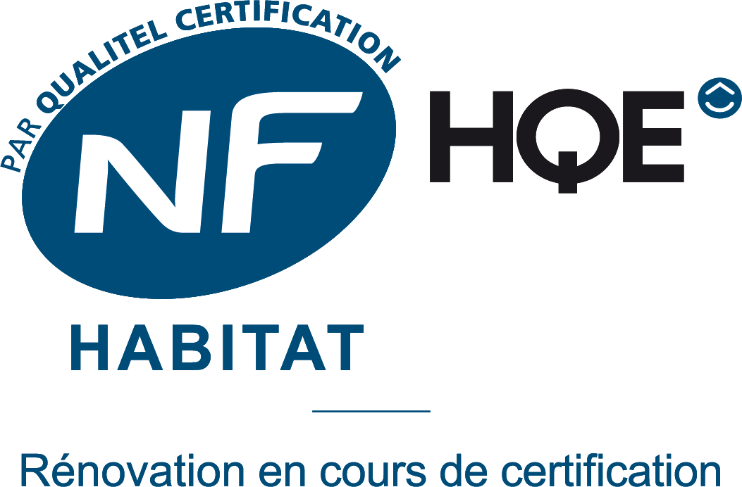 Logo Rénovation en cours - NF Habitat HQE