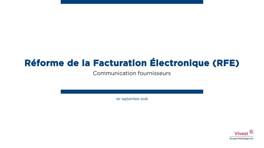 RFE-VIVEST-Communication fournisseurs